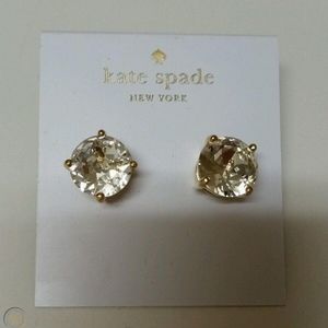 kate spade yellow gum drop stud earrings